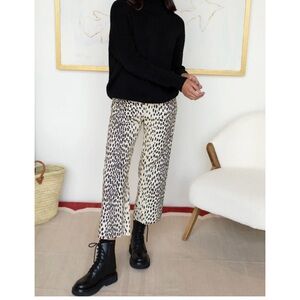 Emerson Fry cropped leopard print pants